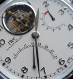 Replica IWC TF Portuguese Tourbillon IW5046 White Dial Leather Strap - Image 2