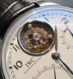 Replica IWC TF Portuguese Tourbillon IW5046 White Dial Leather Strap - Image 3