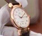 Replica IWC TW Da Vinci RG IW3566 White Dial Black Leather Strap A2892 - Image 8