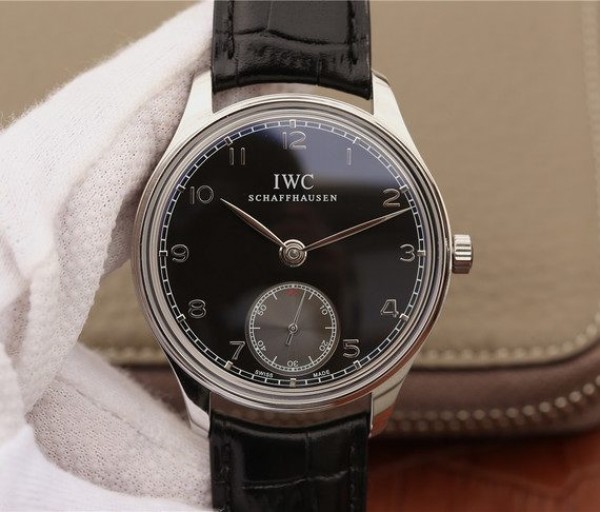 92C1805A-8F2D-BF2F-4F59-17F20CEAB259.jpg Replica IWC ZF Portuguese IW545407 Black Dial Leather Strap A6498 - Image 1