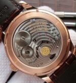 Replica IWC Portuguese Tourbillon Power Reserve Moonphase RG Markers Black Dial - Image 6