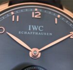 Replica IWC ZF Portuguese IW545406 RG Brown Dial Leather Strap A6498 - Image 5